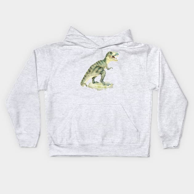 Tyrannosaurus rex Kids Hoodie by LILAxLOLA